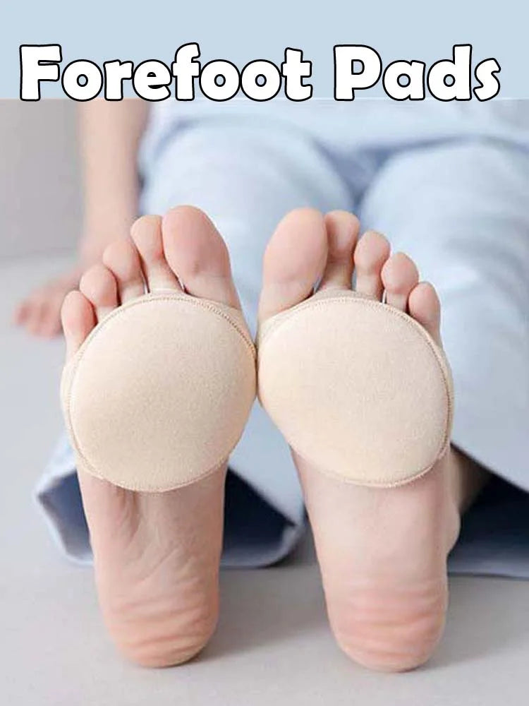 Forefoot Pads for Women High Heel Anti-slip Metatarsal Half Insoles Five Toe Breathable Pain Relief Inserts Feet Care Cushions