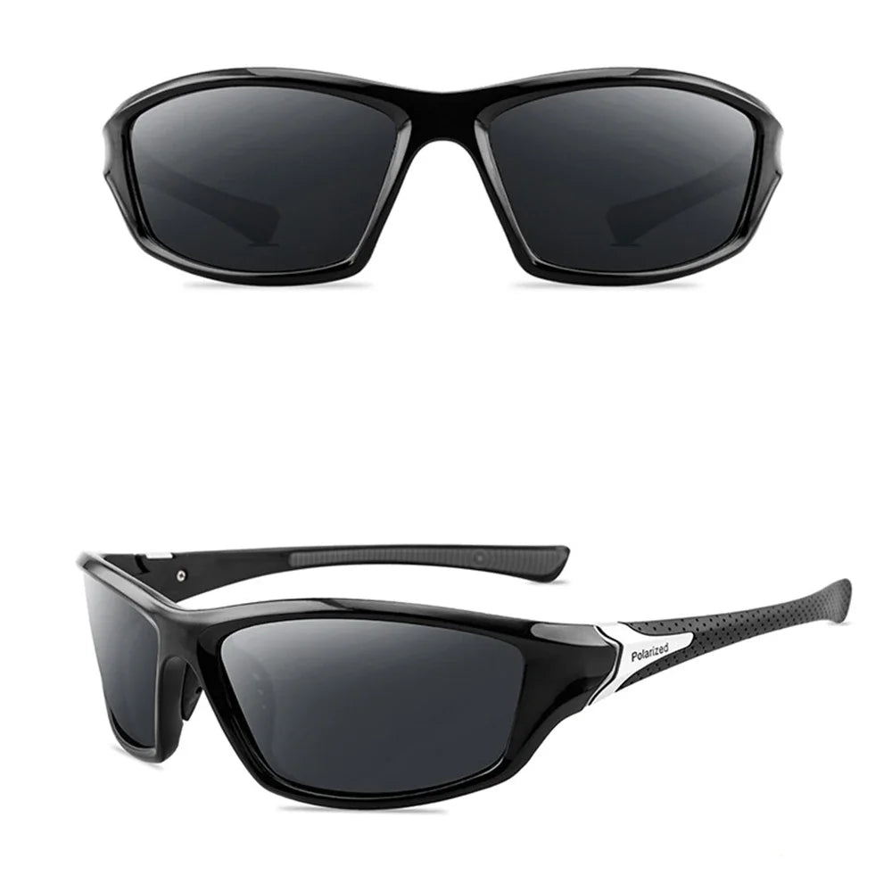 Luxury Polarized Men Driving Sunglasses Classic Retro Style Outdoor Sports Cycling Fishing Camping UV400 Protective Sun Glasses