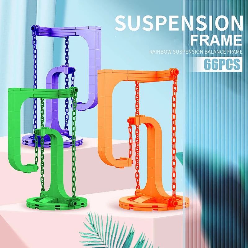 Anti-gravity Levitating Balance Frame Building Blocks Toys for Kids Early Physics Educational Toys for Children Boys Girls Gifts