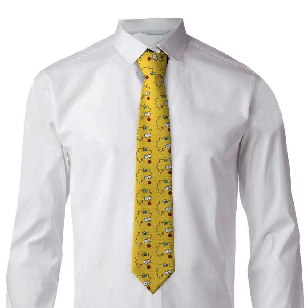 Personalized The S-Simpsones Homer Neck Ties Men Formal Silk Wedding Neckties
