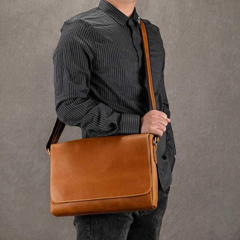 Genuine Leather Man Shoulder Bags Cow Skin Mens Casual Crossbody Bag Messenger Bag cross shoulder bag men leather