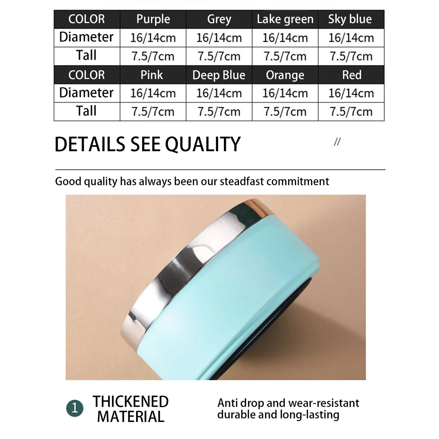 Pet Commonly Used Stainless Steel Bowl Non Slip Durable Well Heat Resistance Container For Cute Kitty Or Lively Puppy Daily
