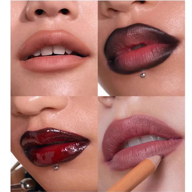 Kaleidos Lip Liner,Highly-Pigmented Pencil For Shaping & Sculpting Lips,Semi-Matte Finish,Vegan & Cruelty-Free