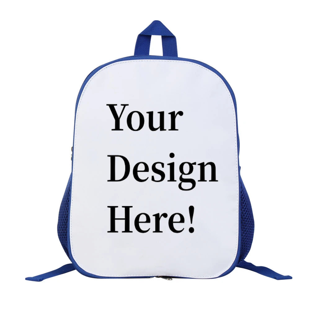 Custom Kindergarten Schoolbag New Fashion Backpack School Bags Cute Boys Girls Bookbag Name Logo Photo Print For Creative Gift