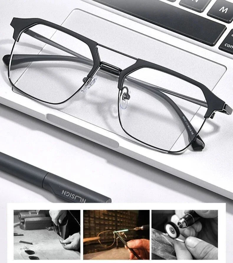 Men's Reading Glasses  0+1.0+1.5+2.0+2.5+3.0+3.5 +4.0 Presbyopia Glasses Retro Anti Fatigue Protective Goggles