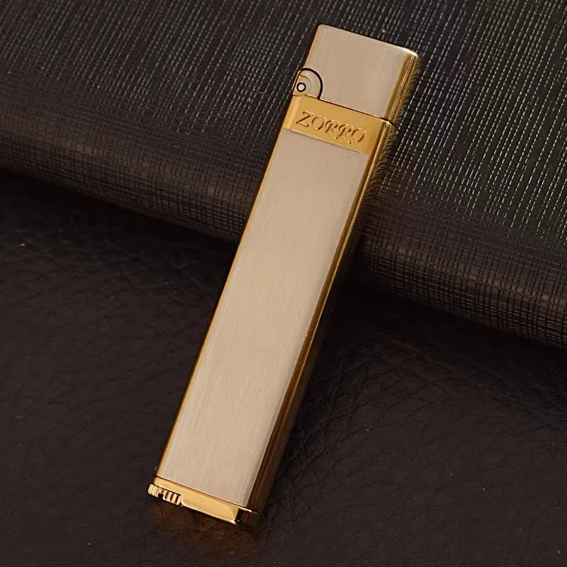 ZORRO High-end Kerosene Lighter Mini Metal Cigarette Lighter Windproof Lighter Portable Open Flame Lighter Gifts for Boyfriend