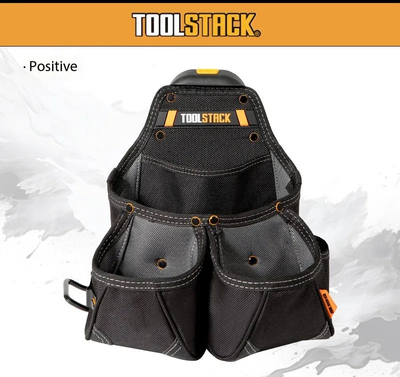 TOOLSTACK TSK-02 Framer Pouch Double -Pocket Multifunctional Tool Waist Bag Durable Bags Carpenters Pouch Tools Package Bag Work