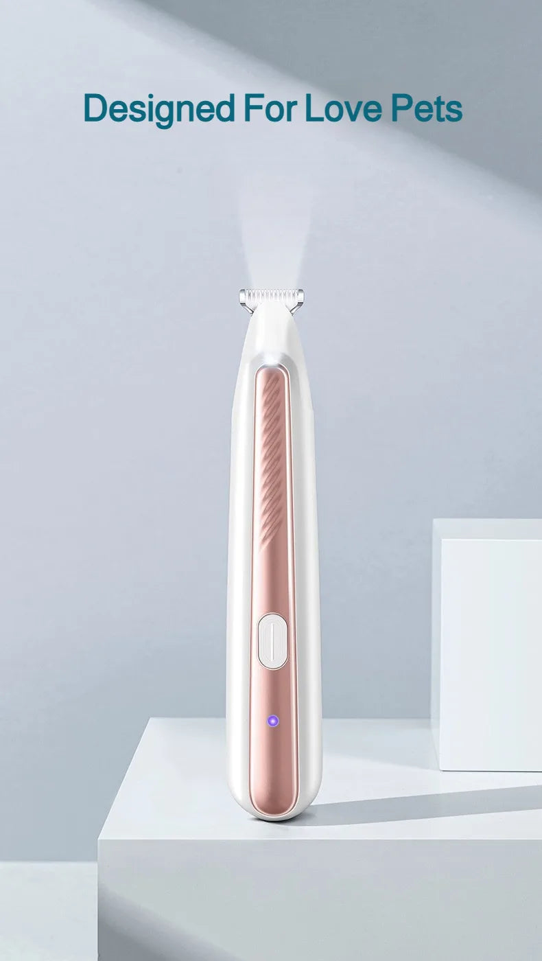 Pet Local Hair Electric Trimmer - Waterproof Shaver, Type-C Charging, Pet Grooming Tool
