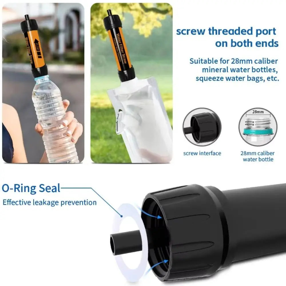 Mini Mini Water Filter Straw Straw Purifier Purification Water Filter TUP Direct Drinking Drinking Water Filtering Straw Outdoor