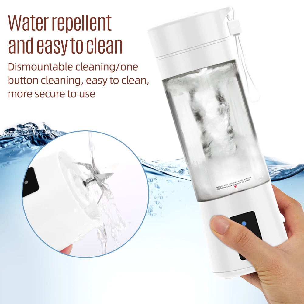Mini Portable Blender for Smoothies Fresh Juice Fruit Juicer Mixer Cup with Rechargeable 2000mAh USB Blenders for Kitchen