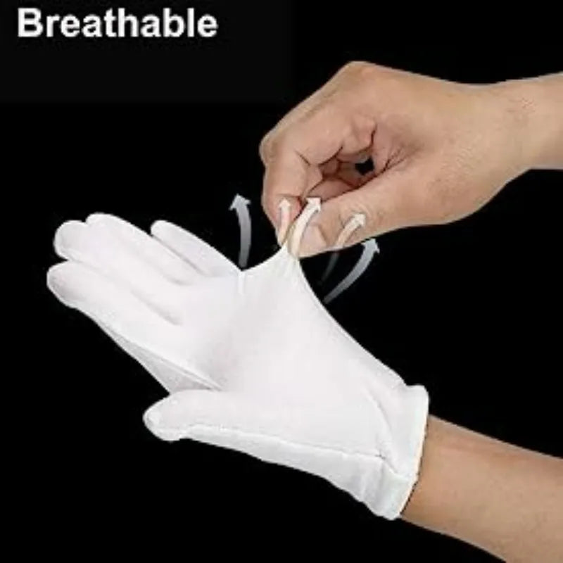High Elasticity Protective Gloves Protect Skin Lining Glove Eczema Dermatitis Sufferers Cotton Mittens Household Cleaning Tools