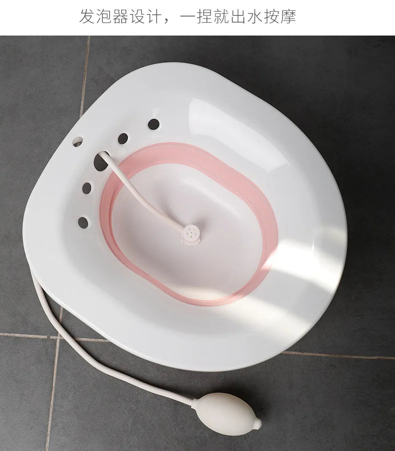 Bidet Folding Portable Bidet Maternity Self-Cleaning Private Parts Buttock Rinse Perineal Soak Bath Hemorrhoid Treatment Bidet