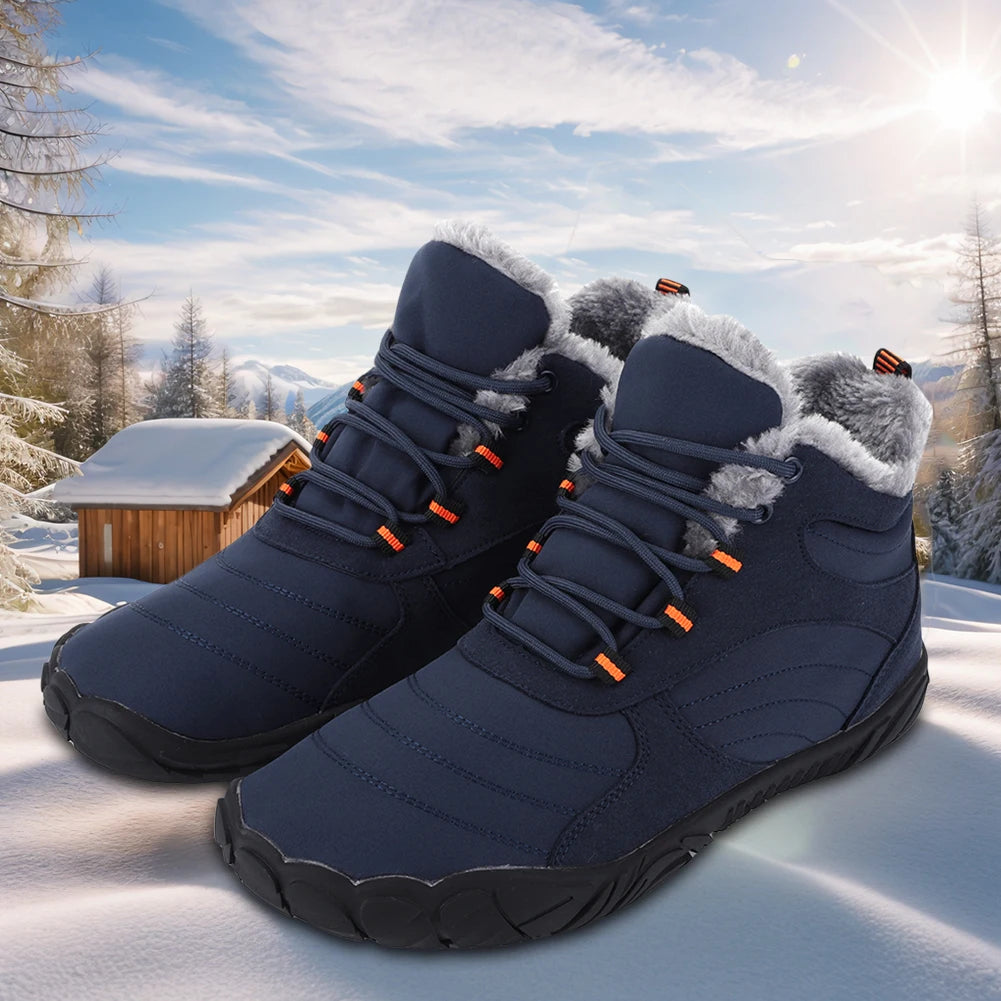 Winter Footwear Barefoot Boots Waterproof Snow Sneakers for Women Men