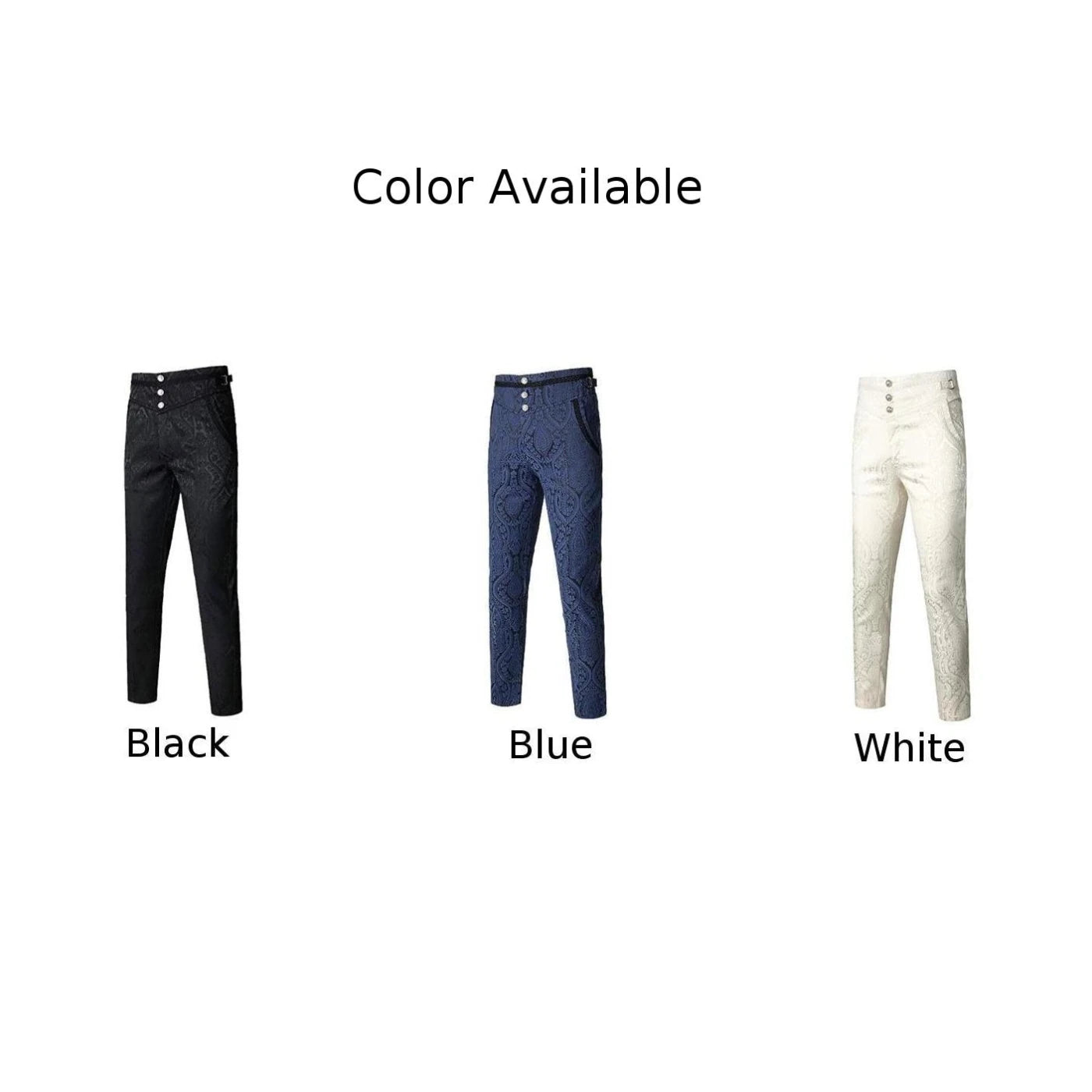 Pant Men's Pants Gothic Pants Regular Steampunk Victorian Pants Trousers Vintage Cosplay Costume Trousers New Stylish Comfy