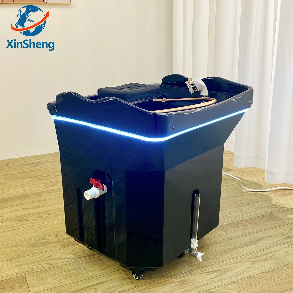 XinSheng Head SPA Fumigation Hydrotherapy Equipment Beauty Barber Furniture Massage Hair Salon Water Circulation Shampoo Sink