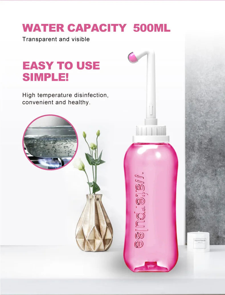 500ml Portable Bidet Baby Butt Washing Device Spray Handheld Travel Bidet For Pregnant Women Baby Cleansing Water Washer Bottle