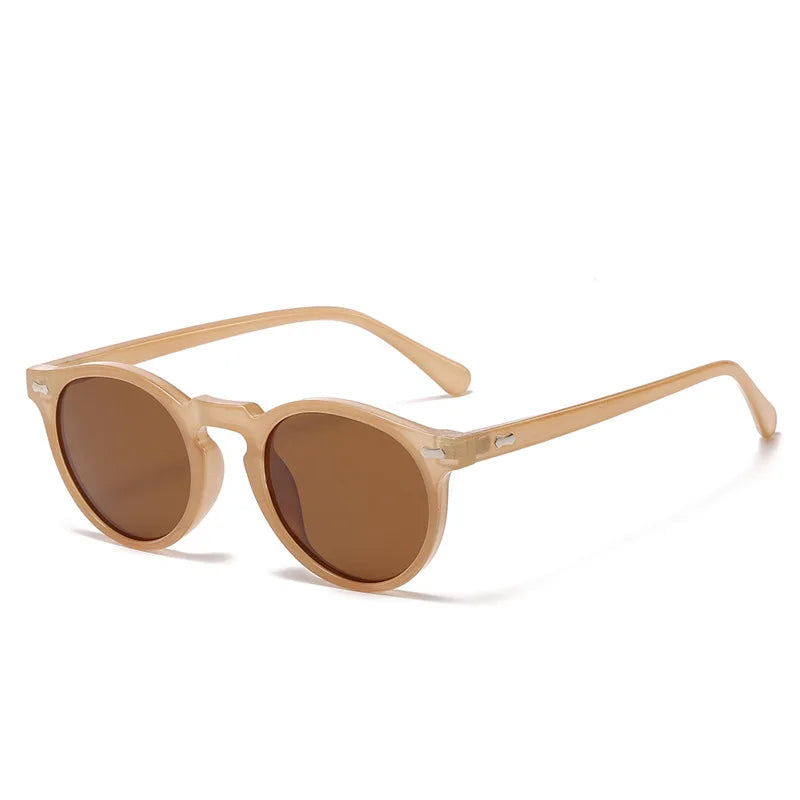 New Retro Polarized Sunglasses Men Women Fashion Small Round Sun Glasses For Male Female Literary Vintage Shades Driving Eyewear