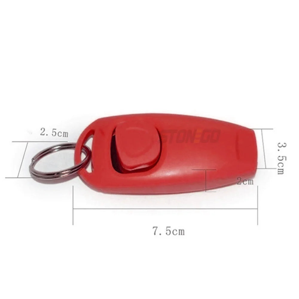 Pet Dog Whistle And Clicker Pet Multifunctional 2-in-1 Clicker Puppy Stop Barking Training Aid Clicker Portable Trainer