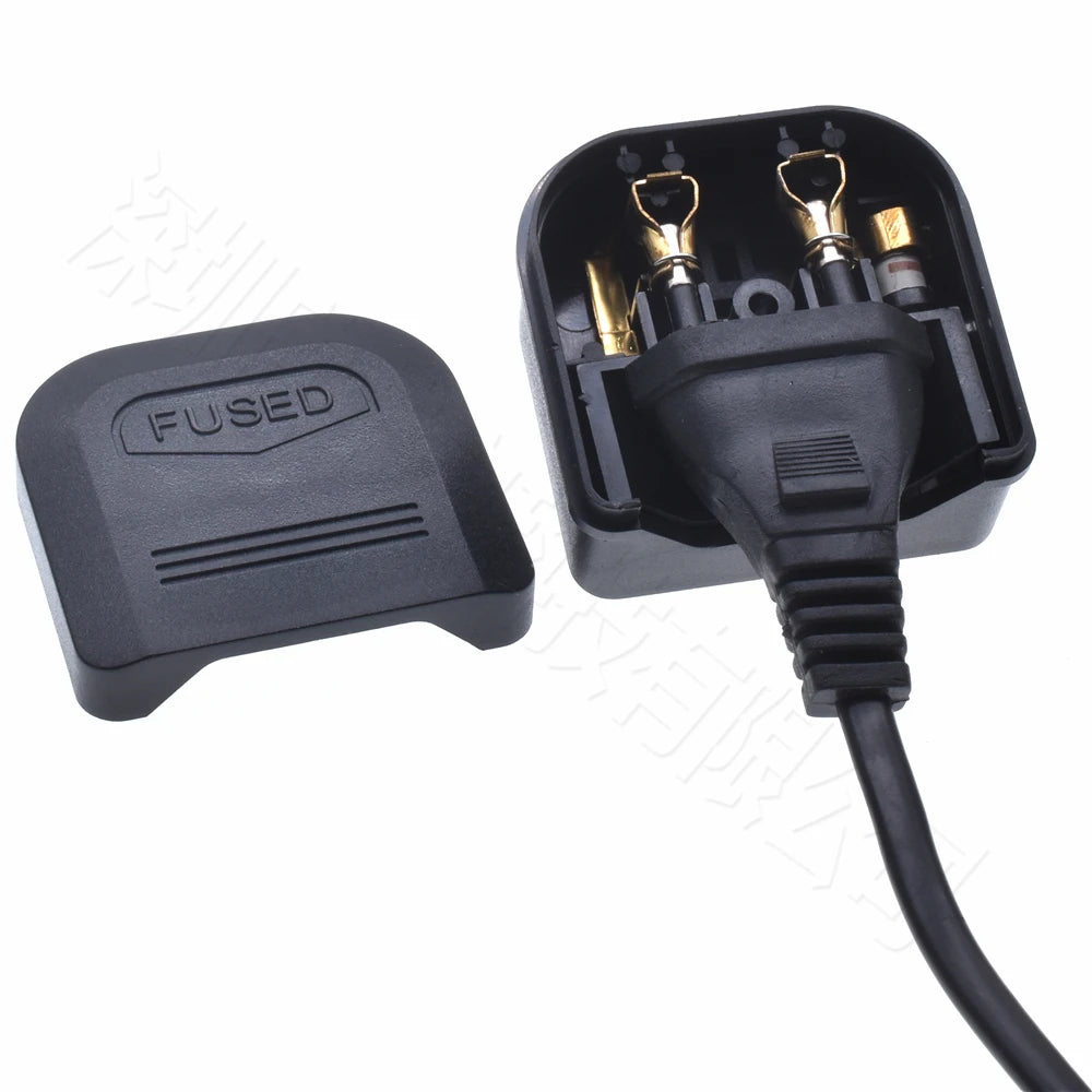 European EU 2Pin to UK 3Pin Power Socket Travel Plug Japan European EU to UK Travel Adapter Electrical Charger Adapter Converter