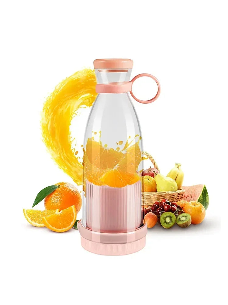1pc 420ml Personal Size Blender, Portable Blender, Battery Operated USB Blender, Smoothies  Blender Bottle  Portable Juicer