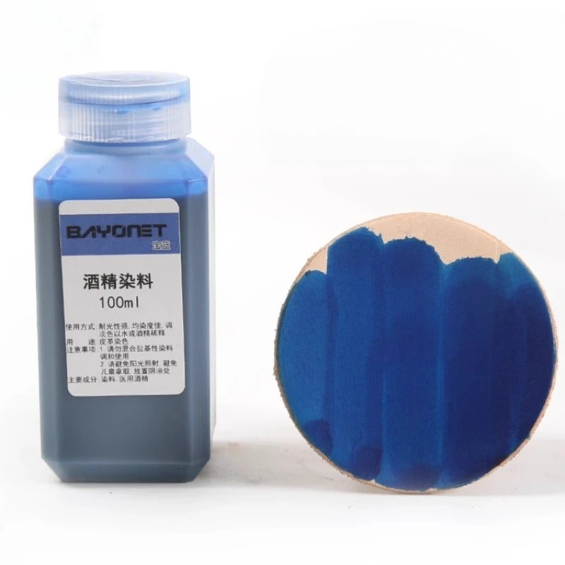 DIY Leather Alcohol Dye Leather Carving Alcohol Dye 100ml/ Be Used for Color Restoration Can Be Diluted Color-changing Agent