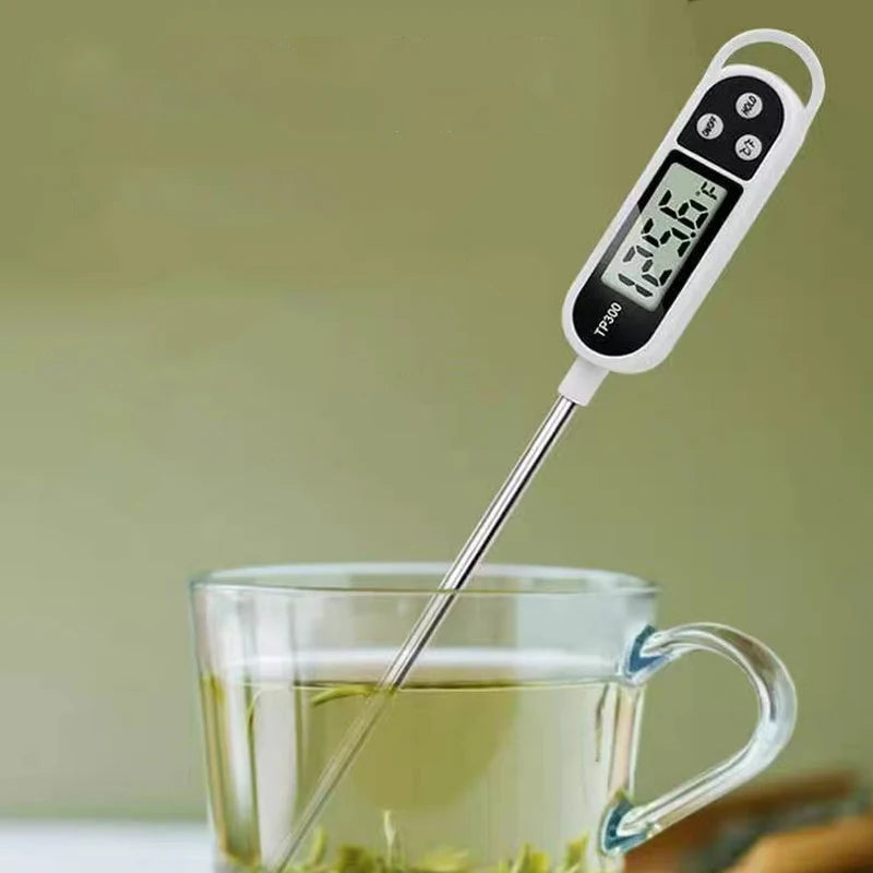 Probe Type Food Thermometer Kitchen Digital Thermometer For Meat Milk Cooking Food BBQ TP300 Electronic Temperature Gauge Tool