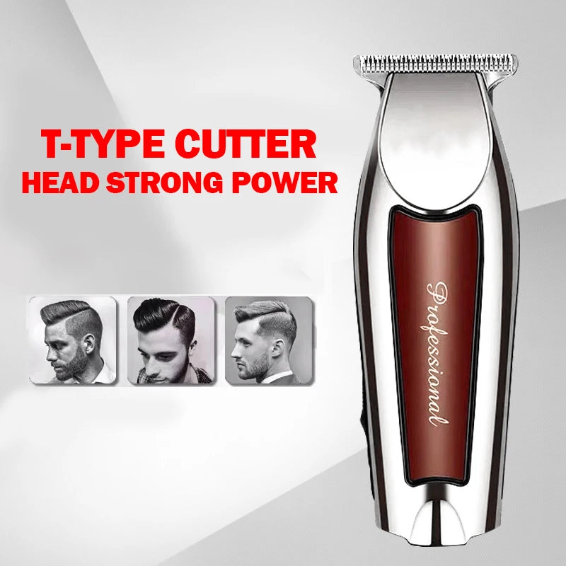 Professional Rechargeable Haircut Hair Cutting Machine Trimmer for Men Cordless Hair Clipper Electric Shaver Beard Barber