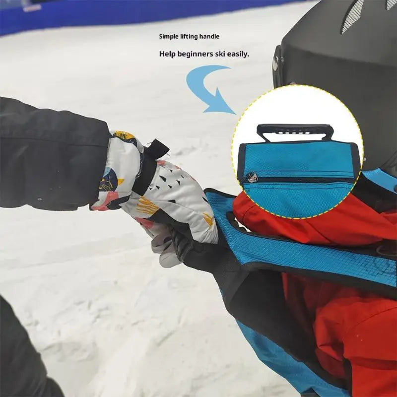 Ski Harness For Kids Child Snowboard Harness With Backpack Adjustable Snowboard Training Belt Children Speed Control Leash