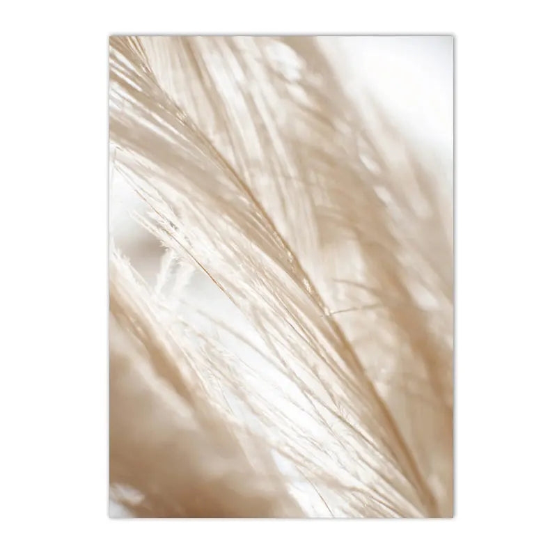 Islamic Wall Art Print Morocco Door Canvas Poster Pampas Grass Beige Flower Art Painting Mosque Posters Wall Pictures Home Decor