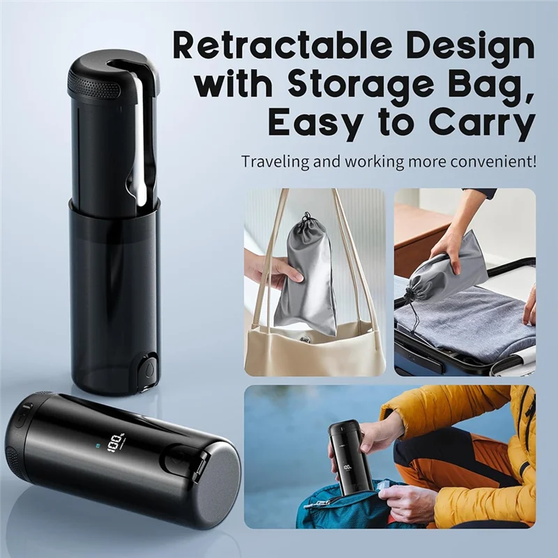 Bidet Portable Electric Bib-250Ml Water Tank, 2000Mah Rechargeable Battery, Includes 5 Spray Modes& 8 Replaceable Nozzles