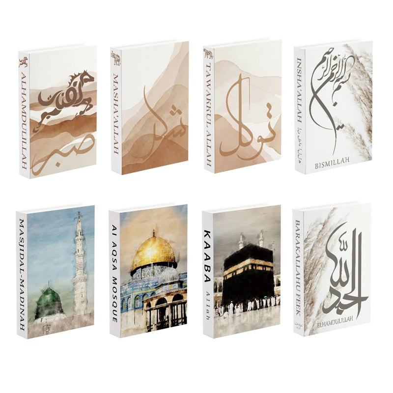 Islamic Church Writing Culture Fake Books Decorative Coffee Table Decoration Storage Box Bookshelf Bedroom Aesthetic Home Decor