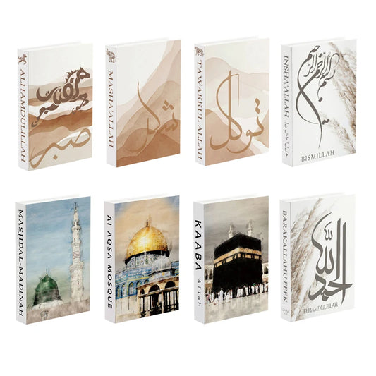 Islamic Church Writing Culture Fake Books Decorative Coffee Table Decoration Storage Box Bookshelf Bedroom Aesthetic Home Decor
