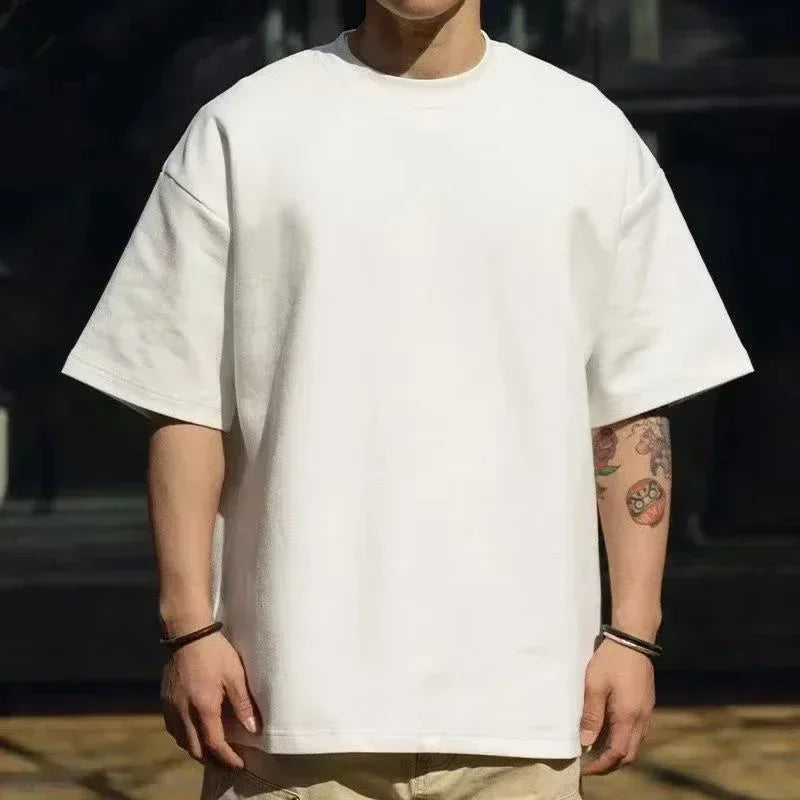 Polo Letter Men's T-shirt Fast Fashion Spring and Summer Cool Casual Simple Men's and Women's Cotton Printed Short Sleeves Tops