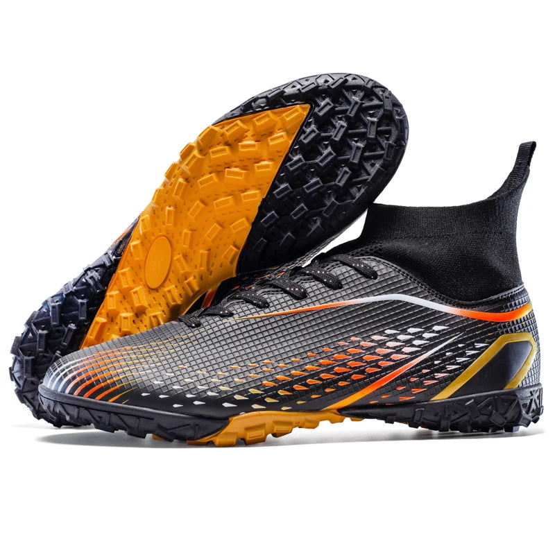 Football Shoes Men X2308 White TF/FG Original Professional Youth Anti-slip Indoor Fast Soccer Outdoor Training Football Sneaker