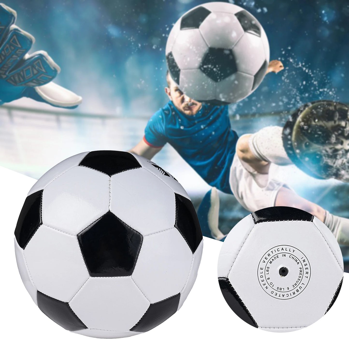 Size 2/3/4/5 Children's Football Wear-Resistant Anti-Pressure Sturdy Resistant Football for Indoor Outdoor Competition Balls
