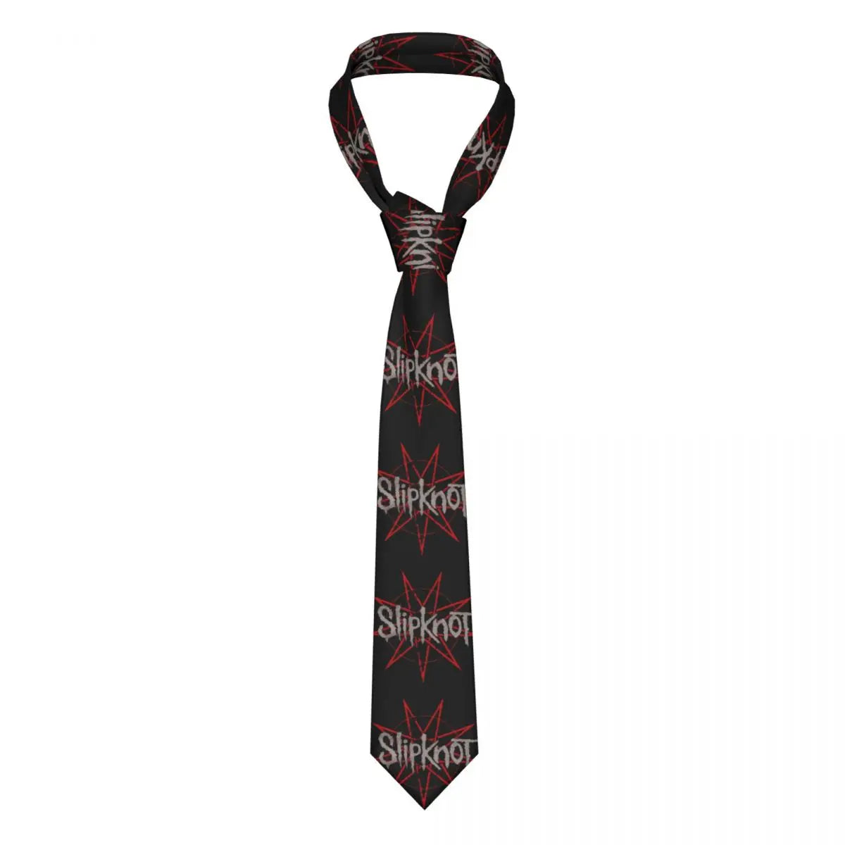 Slipknots Neckties Men's Customized Silk Heavy Metal Rock Music Gift Neck Tie for Office