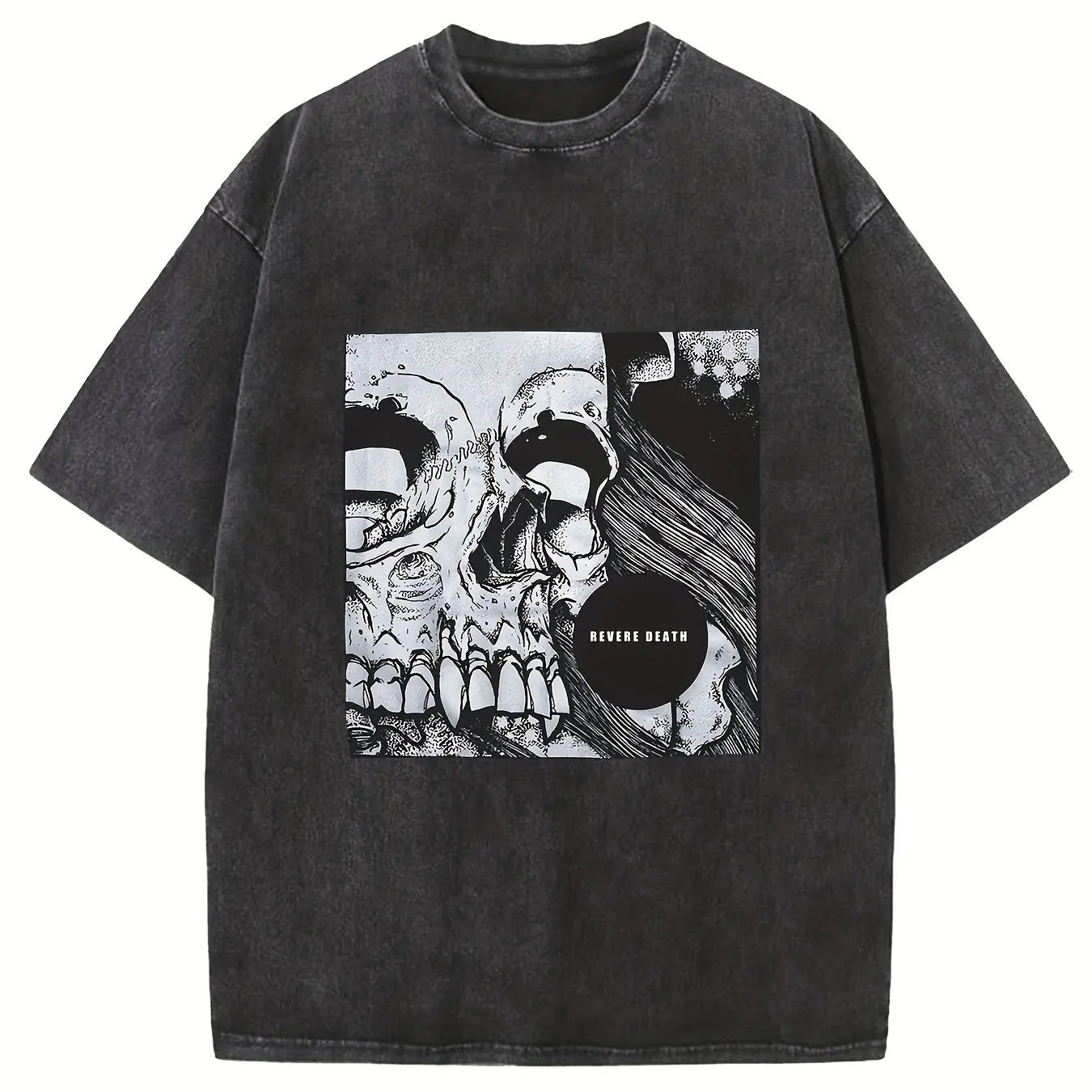 Men's High-quality Pure Cotton T-shirt with Round Neck and Short Sleeve, Perfect for Streetwear and Outdoor Activities
