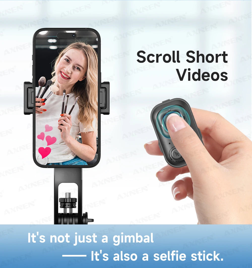 1630mm/64in C17 Tripod Selfie Stick 360° Auto Rotation Shooting Quadruped Phone Stand Face Track Bluetooth Remote Control Tripie