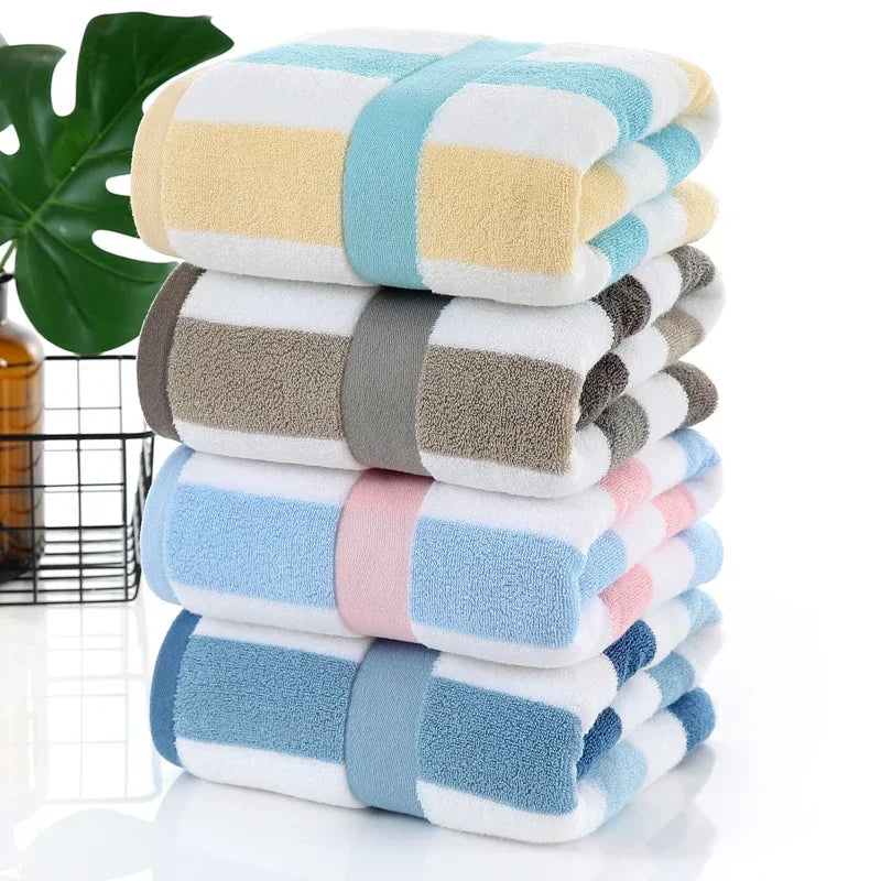 Turkish Cotton Natural Ultra Absorbent Eco - Friendly Bath Towels, Beach Towel, Bathroom Sets for Home Luxury Hotel Spa