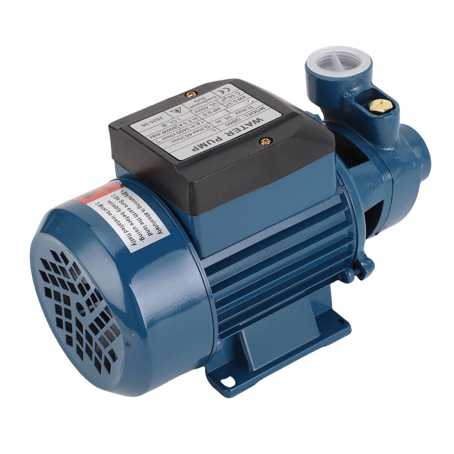 Solar  Solar  650W 3400rpm 35m Lift 1in Outlet Pressure Boosting 40L/min Centrifugal Pump