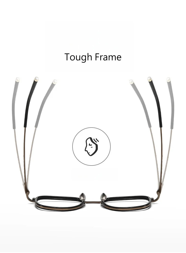 New Ultra-light Ttanium Glasses Frames Retro Designer Men's And Women's Glasses Frames Blue Ligh Optical Prescription Frames 712