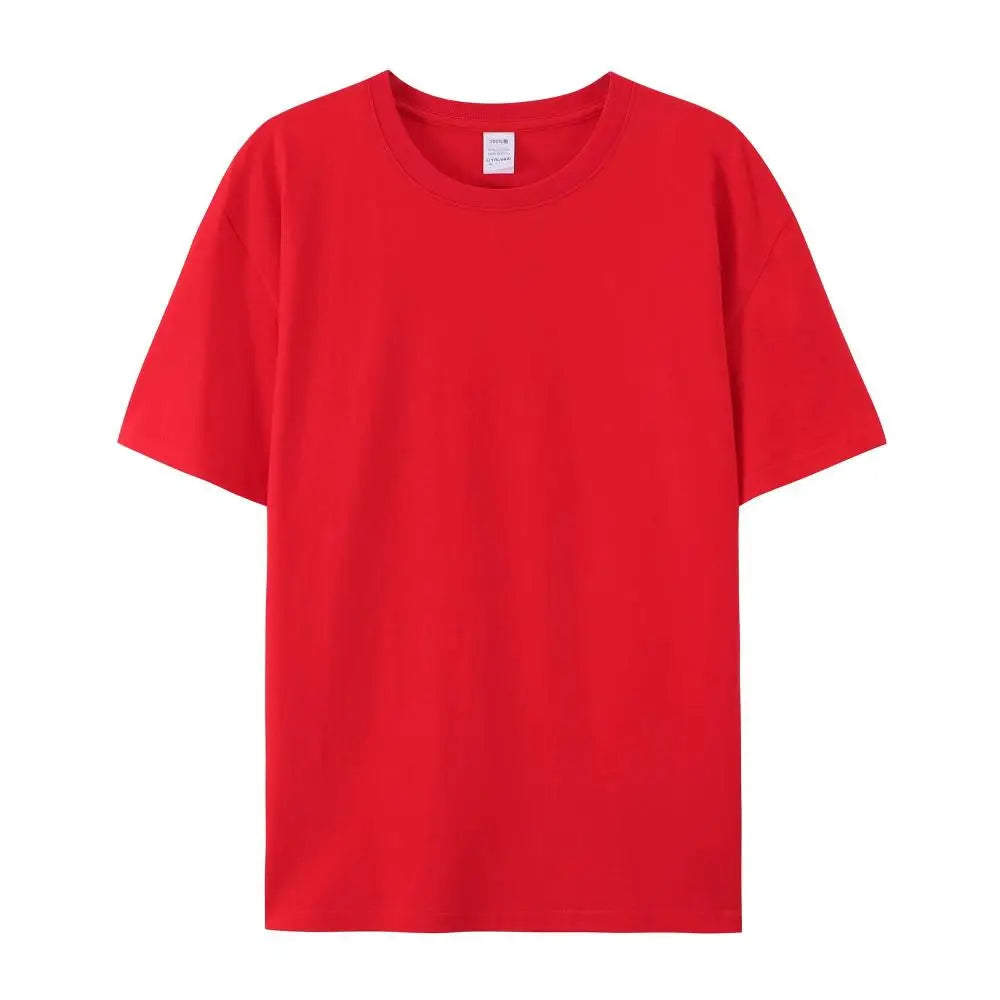 Plain 100% Cotton T Shirt Men High Quality Wholesale Short Sleeve T-shirts Unisex Crew Neck Tshirt For Men Playeras De Hombre