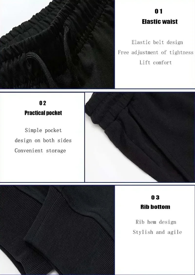 Spring New Autumn Trousers Men Casual Sweatpants Joggers Tracksuits Pants Casual Pants Cotton-Blend Tech Fleece Casual Pants