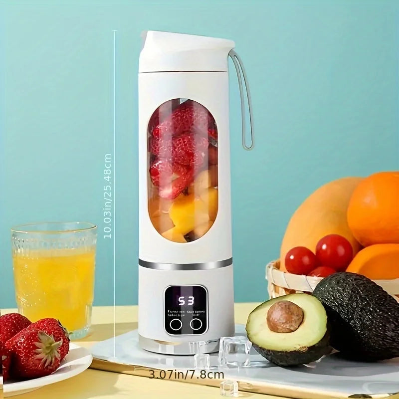 Electric Juicer Cup 12 Blades Milkshake Machine USB Portable Fruit Milk Mixing Tool Mini Fresh Juice Portable Blender For Home