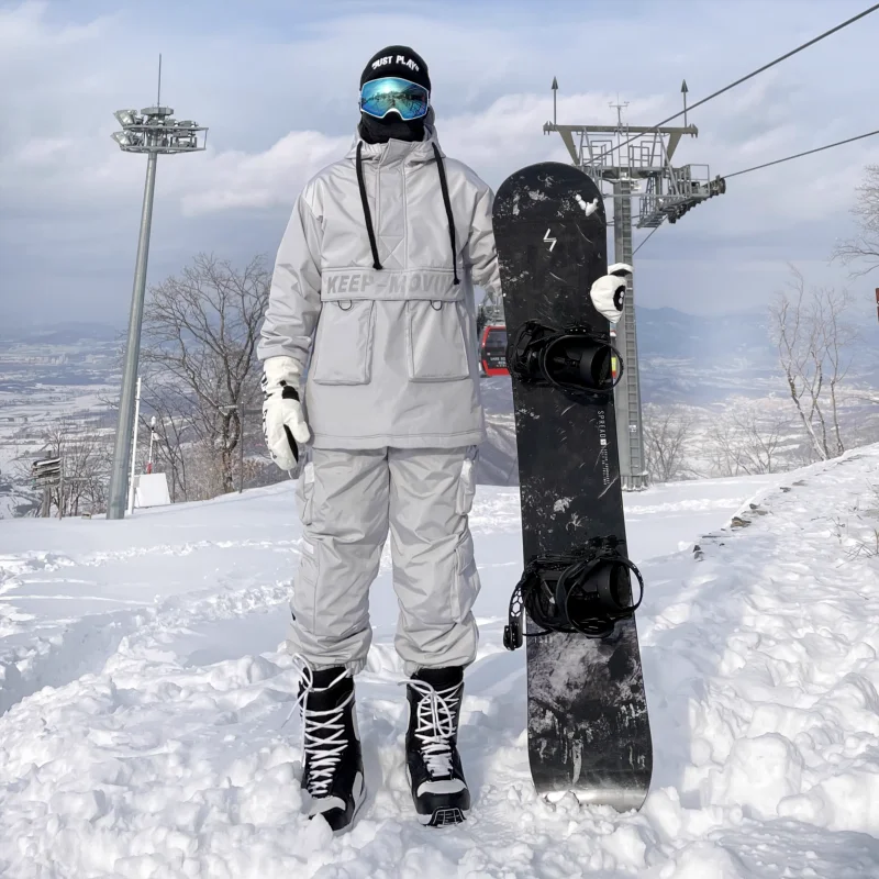 Ski Suit Set for Men and Women Windproof, Waterproof, Warm Jacket and Pants Complete Set of Snowboarding Gear High Quality