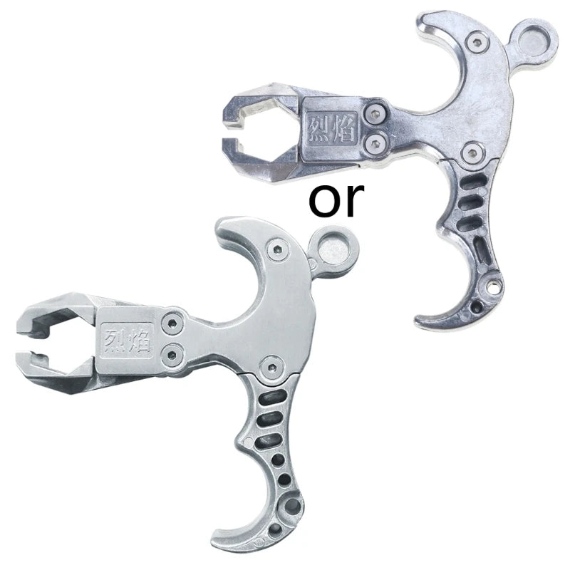 1Pc Stainless Handheld Slingshots Release Device Slingshots Release Grip Fish Darts Catapult Triggers