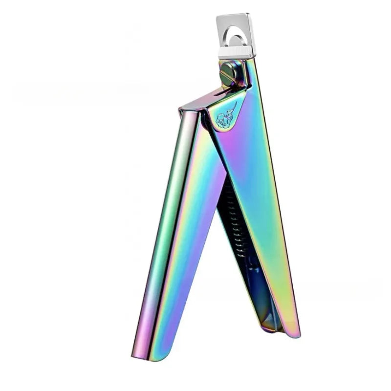 Nail Clippers for Acrylic Adjustable Nails with Sizer and Catcher Nail Tip Cutter with Length Measurement Dial.