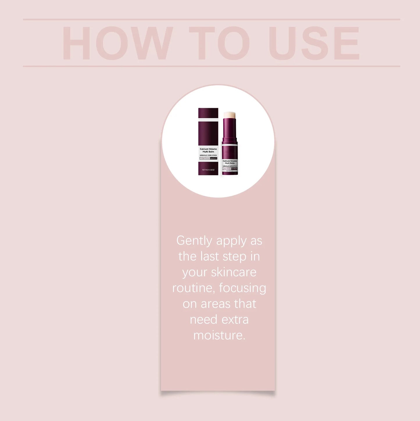 Anti-Aging Moisturizing Skincare Stick Firming Repairing Skin Deep Hydration Improving Fine Lines Brightening Skincare Stick