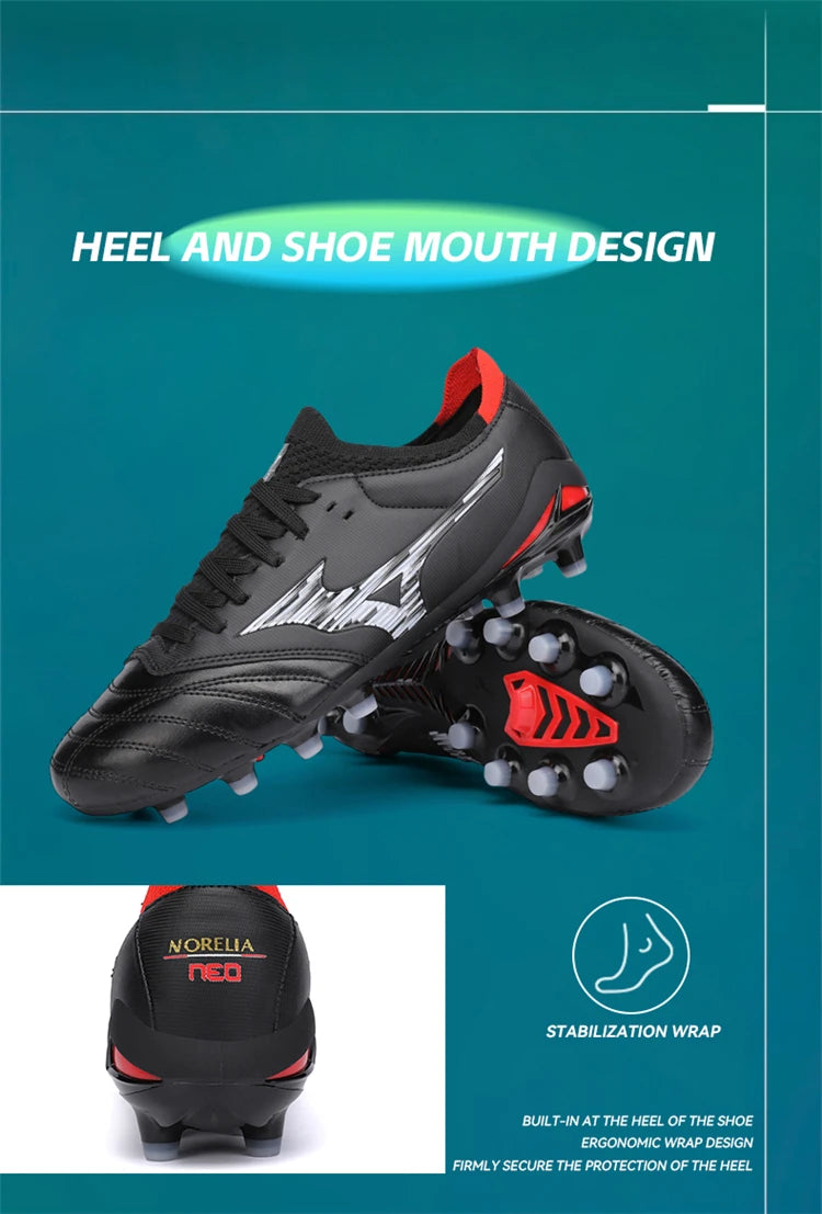 Soccer Shoes Men's Football Boots Grass Training Sports Society Soccer Cleats Non-slip Football Field Boot Crampons De Football