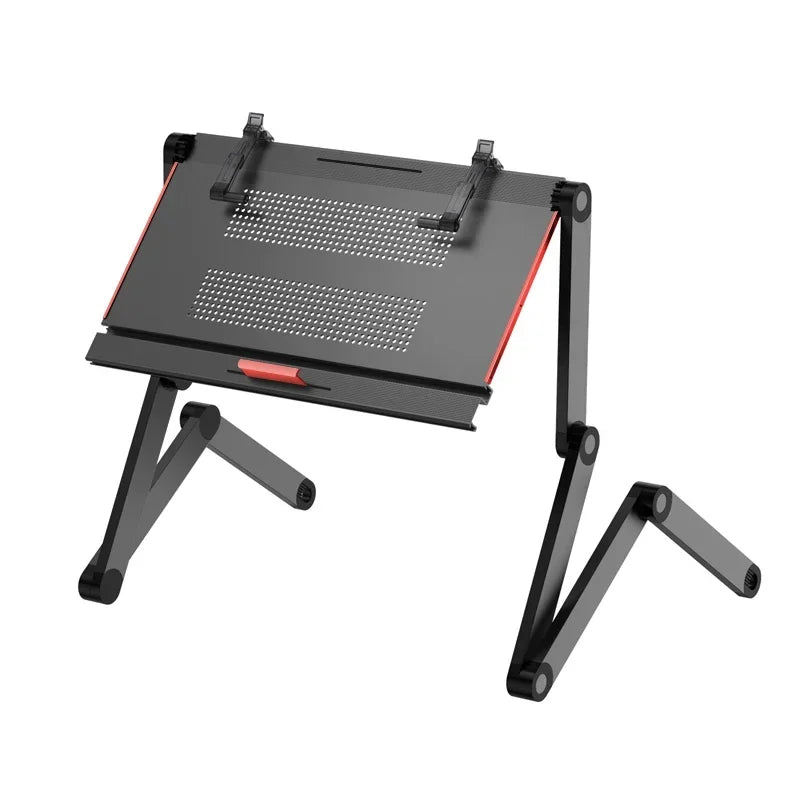 Laptop desk, foldable tablet stand, adjustable and movable